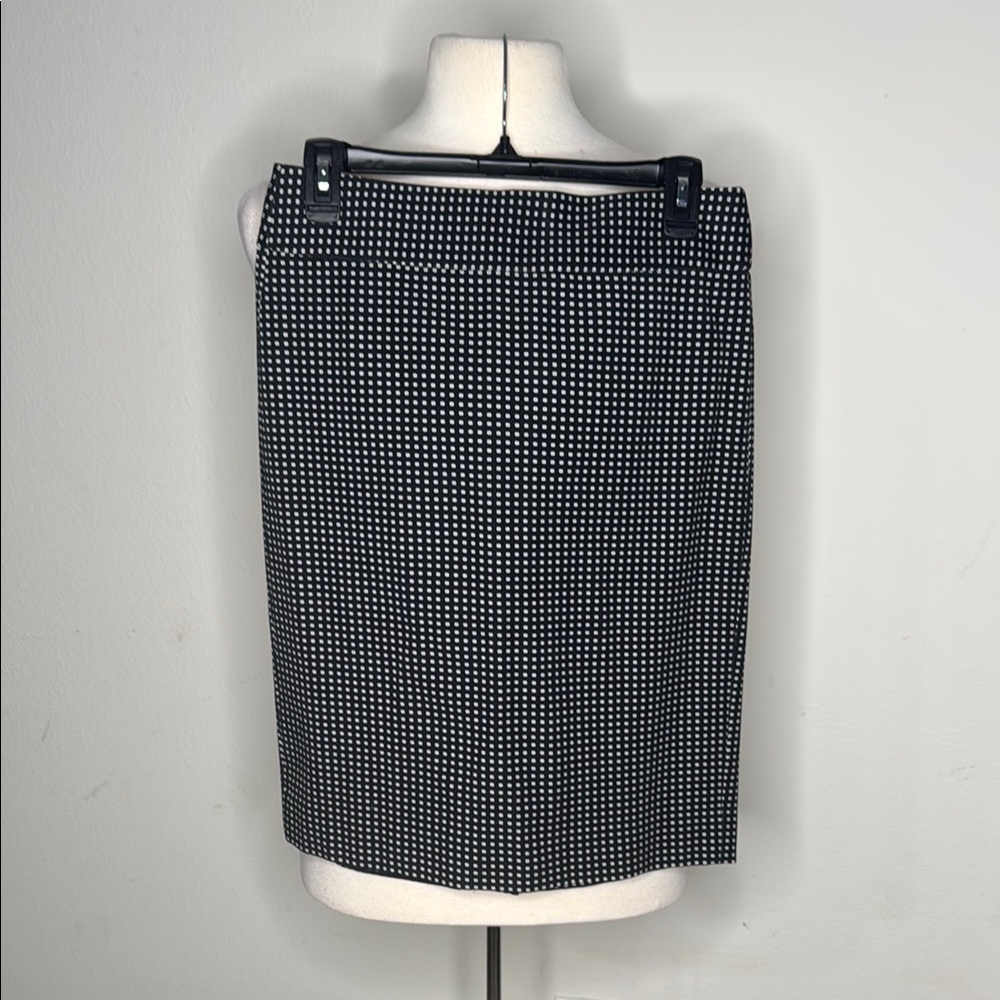 Banana Republic Skirt Classic Black and White Checkered lined size 4